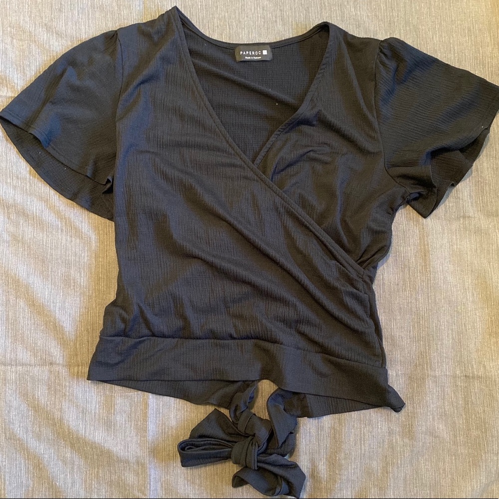 PAPEROC Black Blouse